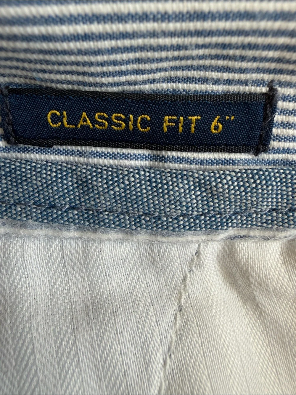 Polo Ralph Lauren Classic Fit 6” Seersucker Shorts Blue White NWT Men’s 40